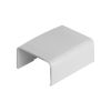 Wire Trak Joint Cover for Raceway PVC White, 1inch W x 1/2inch H