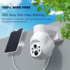 10CH 4MP Solar Wireless Wifi Camera Security System PTZ CCTV Camera Video Surveillance Kit NVR Indoor Outdoor Two-Way Audio Set