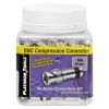 Platinum Tools 28038J BNC-Type RG6 Connector, Nickel - Jar of 40 Black