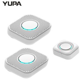 433MHZ Wireless Smart Doorbell LED Light 36 Songs Welcome Home Security EU US Pulg Button Doorbell (Color: D, Plug Type: US PLUG)