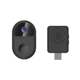 HD 1080P Wireless Visual Smart Security Doorbell (Color: Black, Type: Doorbell)