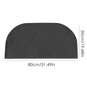 24/32/36 Inch Fire Pit Mat Excellent Fire Resistance Fire Resistant Fire Pad Patio And Deck Protector Survival Emergency Mat (Color: 50X80cm)