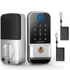 Hornbill Fingerprint Keyless Entry Door Lock M4 Smart Deadbolt Front Locks Electronic Keypad For Home Office Auto Lock IC Card