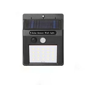 LED Solar Wall Lamp for Garage Front Door Garden Pathway (Color: Style C, Type: Solar Light)