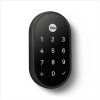 Google Nest x Yale Lock - Tamper Proof Smart Lock for Keyless Entry - Keypad Deadbolt Lock for Front Door - Black Suede